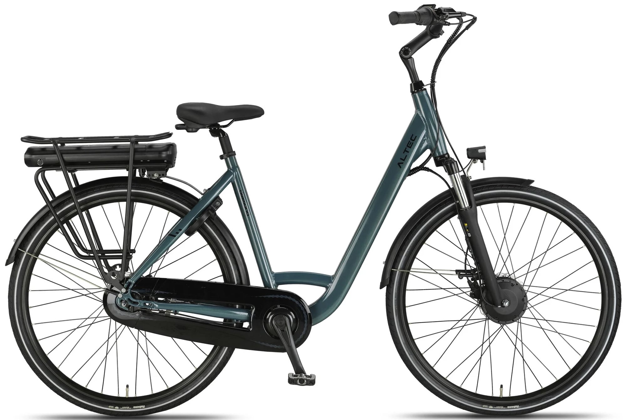 Altec Diamond Elektrische Damesfiets 28inch 53cm Hydraulische Schijfrem 7v